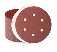 Sztaoip 80 Pièces Disque Poncage 150mm, 6 Trous Disque Abrasif Grain 80 pour Poncer Polir Dérouiller pour Ponceuse Excentrique