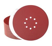 Sztaoip Disques Abrasif 225 mm 8 Trous 50 Pièces Grain 180