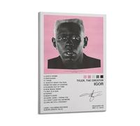 SZTIANCAI Tyler The Creator Poster d'album IGOR pour chambre à coucher, salon - Décoration murale esthétique - Art déco - 30 x 45 cm - Style cadre