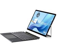 SZTPS Tablette Windows avec Clavier, Tablette Windows 11 Intel N4020,Ordinateur Portable 2 en1,écran Tactile HD avec Clavier Amovible 8 + 128 Go,Double WiFi 2,4 G et 5 G,Batterie 5000 mAh QWERTY
