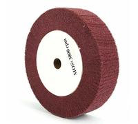 SZTVECFW Roue à lamelles Non tissée, Disque de Roue de Polissage à lamelles en Fibre de Nylon, Polissage abrasif Non tissé(300mm)