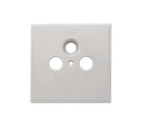 Axing SZU 2-00 plaque murale cache pour prise SSD 5-xx et SSD 6-xx blanc