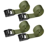 Szuoixe Trail & Game Lot de 4 sangles de montage pour appareil photo avec bouton-pression, 1,8 m - Sangle pliable en fibre de nylon portable résistante aux UV - Boucle robuste facile à utiliser pour
