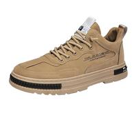 szvbofueck Baskets pour homme - Chaussures de loisirs - Respirantes - Confortables - Couleur unie - Plates - Antidérapantes - Chaussures de sport - Pour l'extérieur - Course à pied - Entraînement