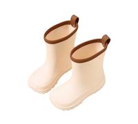 szvbofueck Bottes en caoutchouc pour enfants, imperméables, antidérapantes, confortables, légères comme une plume, pour tout-petits, pluie et boue, Blanc., 27 EU