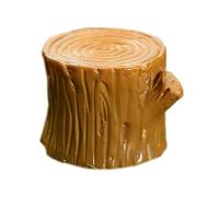 szvbofueck Garden Tree Stump Accessoires pour décoration de jardin DIY Panier de rangement en métal (B, taille unique)