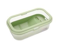 szvbofueck Habitat pour reptiles, tortues, lac de terrapin, aquarium avec plate-forme, nichoir pour écureuils, vert, taille S