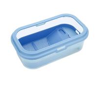 szvbofueck Habitat pour reptiles, tortues, lac de terrapin, aquarium avec plate-forme, nichoir pour écureuils (bleu, S)