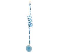 szvbofueck Jouet à bascule pour chat - En peluche - À suspendre - Avec ventouse - Jouet amusant pour chat - Pour la table - Bleu - Taille unique