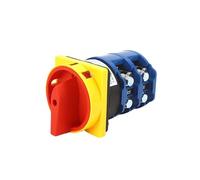 SZW26-160A 2GS 88X88mm Panel 2 Position 2 Pole Changeover Power Cut-off Padlock Knob Selection Cam Switch NWPNLXEA