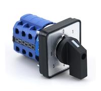 SZW26-20/0-6.3 20A Commutateur à cames triphasé à sept positions - Sélecteur rotatif for panneaux 64x64mm et 48x48mm(06.3 64x64mm)