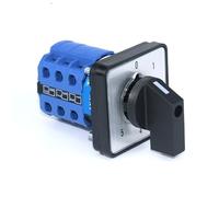 SZW26-20 Sélecteur rotatif à cames triphasé 6 positions 0-5 20 A - Montage sur panneau 64 x 64 mm(05.3 64x64mm)