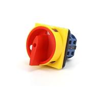 SZW26-25 2GS 64X64mm Panel 2 Poles 25A Power Cut-off Combination Knob Padlock Master Control Circuit Rotary Cam Switch NWPNLXEA