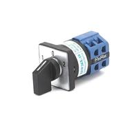 SZW26/LW26-10 10A On-Off-On Changeover Selector Rotary Power Knob Selection Cam Switch D101.1 D202.2 D303.3 MQXFCZUX(10A D202.2)