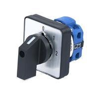 SZW26/LW26-20 0-1-2 Commutateur inverseur universel à came rotative, unipolaire, quatre bornes, 64 x 64 x 48 mm, panneau 20 A 660 V(0-2.1 0 1 2 64X64mm)