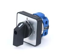 SZW26/LW26-20 0-1-2 One Pole Four Terminals 64X64 48X48 Mm Panel 20A 660V Selector Rotary Cam Changeover Switch NWPNLXEA(0-2.1 0 1 2 48X48mm)