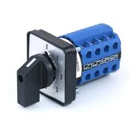 SZW26/LW26-20/0-4.4 20A quatre pôles 16 bornes 64X64 Mm 48X48 Mm sélecteur de changement de panneau commutateur à came rotatif universel (Color : 0-4.4 48X48mm)