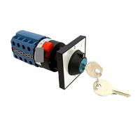 SZW26/LW26-20/0-4.4Y 16 bornes 4 pôles inverseur 5 positions sélecteur rotatif à cames avec clé 20 A 660 V