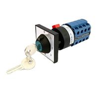 SZW26/LW26-20/0-4.4Y 20 A 660 V 5 positions 4 pôles 16 bornes Sélecteur de commutation Commutateur rotatif universel à cames avec clé