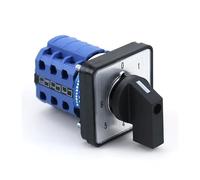 SZW26/LW26-20/0-6.3 20A Trois Phase Seven Position 64X64 48X48 mm Panel Selector Transfer Rotary Cam Switch MQXFCZUX(0-6.3 64X64mm)
