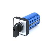 SZW26/LW26-20 1-0-2 6 Phase 20A 660V 64X64 48X48 mm Panel Transfer Rotary Switch Changeover Control Switch NWPNLXEA(D606.6 1 0 2 64X64mm)