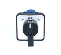 SZW26/LW26-20 20A 660V 1 Pole ON OFF ON Power Supply 3 Gear Mechanical Changeover Selector Universal Cam Switch For Motor(D101.1 ON OFF ON 64)