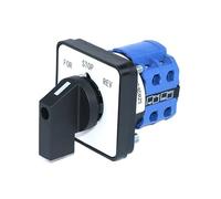 SZW26/LW26-20 20A 8 Terminals 2 Phase Cam Changeover Rotary Switch 48X48mm Panel