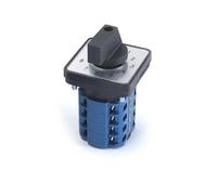 SZW26/LW26-20 4 Poles 16 Screw Terminals 20A 660V 64X64/48X48 mm Panel Power Knob Selection Cam Rotary Changeover Switch(D404.4 1 0 2 64X64mm)
