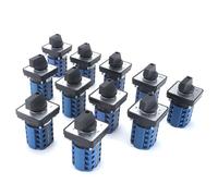 SZW26/LW26-20 4 pôles Contact argent 20A 660V 64X64mm 48X48mm panneau boutons d'alimentation sélection Cam commutateur rotatif 1 pièces(0-8.4 48X48mm)