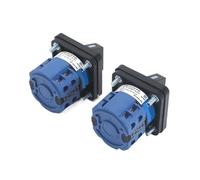 SZW26/LW26-20 64 x 64 mm 48 x 48 mm Montage sur panneau 20 A 660 V 2 phases 8 vis Bouton de sélection d'alimentation Came Interrupteur rotatif(D202.2 1 0 2 48X48mm)