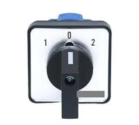 SZW26/LW26-20 64mm Panel 1 Pole ON-OFF-ON 3 Lines 4 Terminals Selector Manual Cam Latching Switch 660V 20A