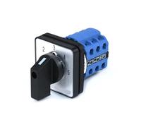 SZW26/LW26-20 660V 20A 1-2-3-4-5 Sélecteur de commutation rotatif à 5 positions triphasé à 12 bornes, interrupteur à cames, panneau 48X48 mm