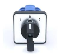 SZW26/LW26-20 660V 20A autobloquant 2 pôles 8 bornes transfert connecté commutateur à came rotatif 48X48/64X64mm ON-OFF-ON 1 pièces(D202.2 1 0 2 48X48mm)