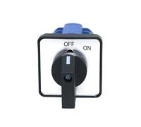 SZW26/LW26-20/C06.3 2 Ways 660V 3 Pole ON OFF Selector Cam Latching Manual Switch 48X48mm Panel For 20A Machine