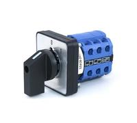 SZW26/LW26-20/C06.3 20A Three Pole ON OFF Two Position 64X64 48X48 Mm Panel Selector Rotary Cam Switch NWPNLXEA(C06.3 0 1 48X48mm)