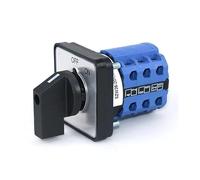 SZW26/LW26-20/C06.3 20A Three Pole Two Position 64X64 48X48 Mm Panel Selector Transfer Rotary Cam Switch ON OFF NWPNLXEA(C06.3 OFF ON 64X64mm)