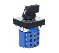 SZW26/LW26-20/C06.3 Sélecteur de panneau tripolaire à deux positions 20 A Interrupteur rotatif électrique universel à cames ON OFF 64 x 64 x 48 mm(C06.3 0 1 48X48mm)