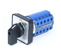 SZW26/LW26-20 Commutateur à cames rotatif 5 phases 20 A 660 V - Sélecteur à verrouillage avec 20 bornes(COA.5 OFF ON 48x48mm)