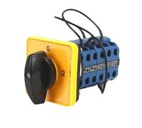 SZW26/LW26-20 D307.5GL 20A 5 Poles 3 Positions 1-0-2 Panel Mounted Transfer Rotary Cam Changeover Switch NWPNLXEA