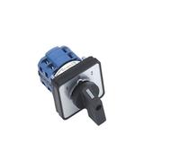 SZW26/LW26-20 Ith 20A Ui 660V 2 pôles 8 vis 3 positions 64X64 48X48 mm Transfert de panneau ON OFF ON Commutation(D202.2 1 0 2 48X48mm)