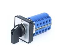 SZW26/LW26-20 OFF-ON 2 Position 5 Phase 20A 660V 20 Terminals Rotary Cam Selector Latching Change Over Switches MQXFCZUX(COA.5 OFF ON 48X48mm)