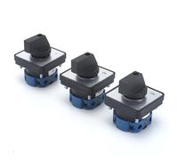 SZW26/LW26-20 OFF-ON ON-OFF-ON 012 01 102 20A 660V 1 pôle sélecteur commutateur de changement de came rotatif 64X64 48X48mm montage sur panneau 1 pièces(0-2.1 0 1 2 48X48mm)