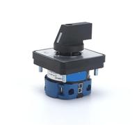 SZW26/LW26-20 OFF-ON ON-OFF-ON 20A 660V 1 Pole 4 Terminals Selector Rotary Cam Changeover Switch 64X64 48X48mm Panel Mount(0-2.1 0 1 2 64X64mm)