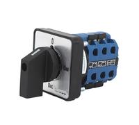 SZW26/LW26-20 YH3.3 20A 3 Poles 4 Positions Selector Voltage Transfer Rotary Cam Changeover Switch Voltmeter Switch NWPNLXEA(20A YH3.3 48X48mm)