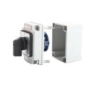 SZW26/LW26-32/D202.2EF 32A 3 Position 2 Phase 1 0 2 Panel Changeover Rotary Knob Cam Switch with Box MQXFCZUX