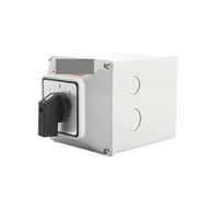 SZW26/LW26-63 63A 1-0-2 3 Position 3 Ploes 12 Screws Cam Rotary Changeover Control Switch With Shell