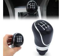 Szwaldaper 1 pommeau de levier de vitesse en cuir PU 5 vitesses, for Ford, for Fiesta MK7 2008-2013, for Focus MK2 FL 2008-2011, for Mondeo MK4 2007-2013