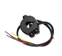 Szwaldaper 7 / 8in en alliage d'aluminium 22mm Cnc Commutateurs de moto Houssine Montez le support phare Démarrage la lumière Kill Horn Reset Bouton Remplacement du garde-boue du scooter électrique(C)
