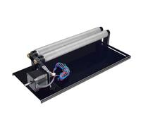 Szwaldaper Accessoire de gravure rotatif K40 avec cylindre de support de moteur pas à pas biphasé à rouleaux for machine de gravure CO2 M46 3020 4060 moteur de broche à couple élevé