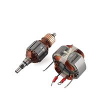 Szwaldaper Armature de ponceuse AC220-240V, for makita, pièces de rechange de bobine de Stator d'ancrage de Rotor d'armature de ponceuse BO4510 Rotor d'induit(BLACK With Bearing)